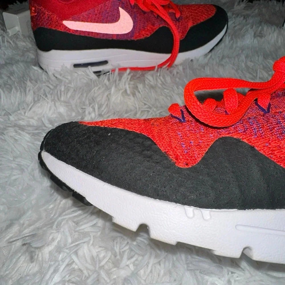 Nike Womens Air Max 1 Ultra Flyknit Running Trainers 859517 600 Sneakers Shoes - Picture 5 of 14